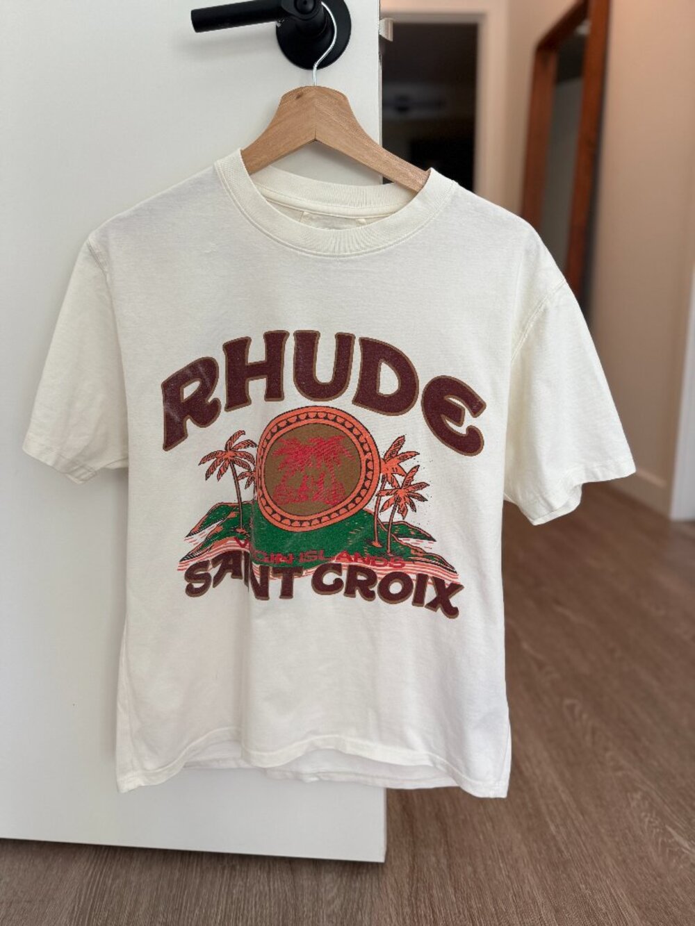 Rhude Off-White 'Saint Croix' T-Shirt